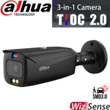 Dahua Security Camera: 8MP Bullet, 2.8mm, WizSense, TIOC 2.0 - DH-IPC-HFW3849T1P-AS-PV-S3-BLK