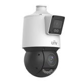 Uniview Security Camera: 4MP+4MP Lighthunter Dual-lens Network PTZ Camera - IPC94144SFW-X25-F40C