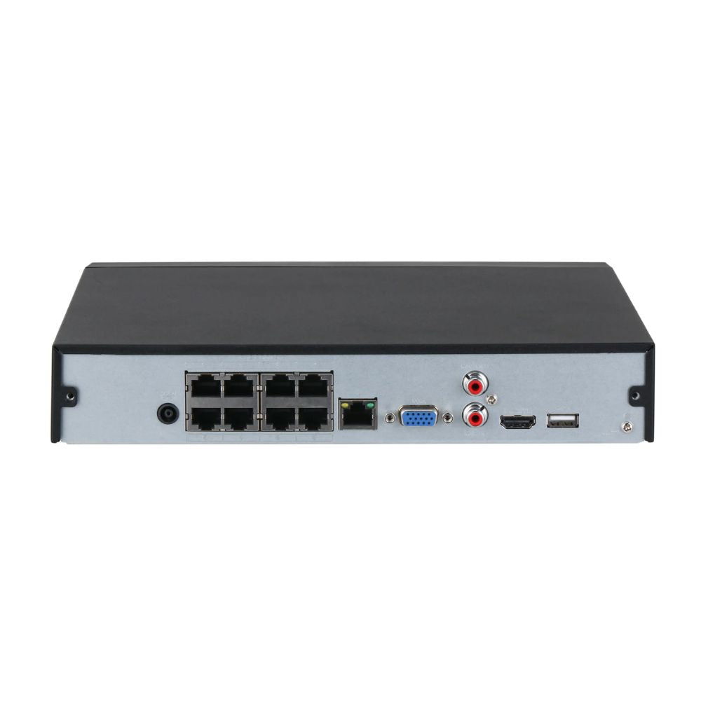 Dahua 8-Channel Security Kit: 16MP WizSense AI NVR, 6 X 5MP Lite Turret, Starlight, SMD