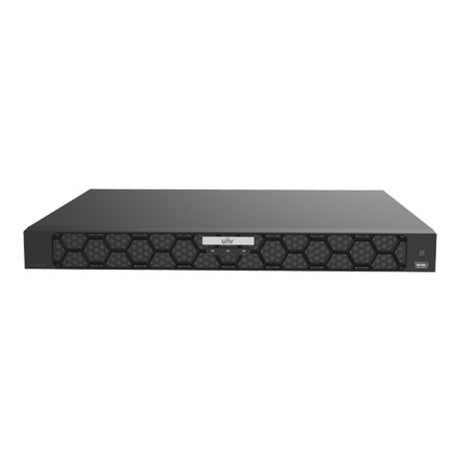 Uniview 32CH Network Video Recorder: AI NVR, Upto 16MP 320MBPS INPUT 4-SATA HDD Prime Series - NVR504-32B-P16