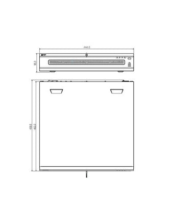 VIP Vision Ultimate AI 64 Channel Network Video Recorder (256Mbps) (8 x HDD Bays) - NVR64ULT-I