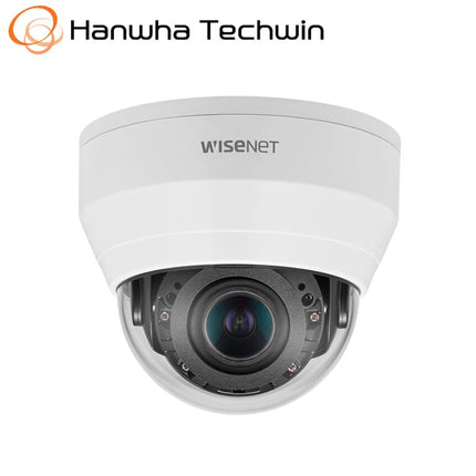 Hanwha Wisenet New-Q 5MP Indoor VF Dome Camera, H.265, 30m IR, WDR, 3.2-10mm - HAN-QND-8080R