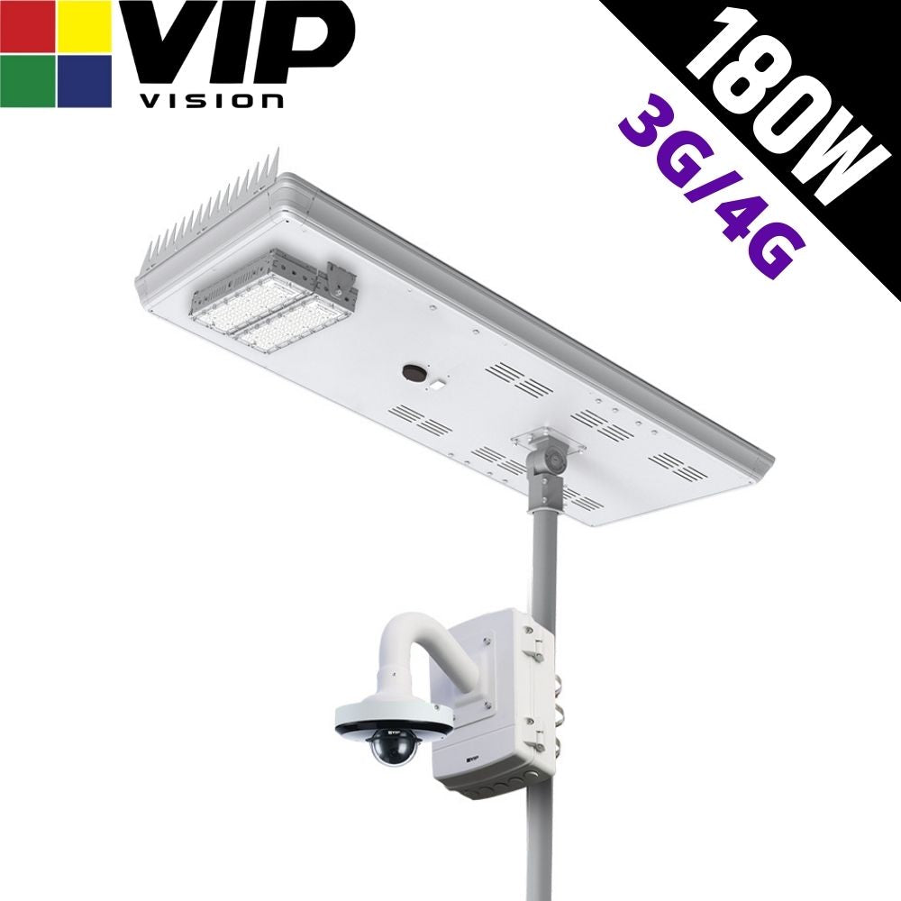 VIP Vision Remote View Solar Surveillance System: 180W (4G) - SLR-B180-4G
