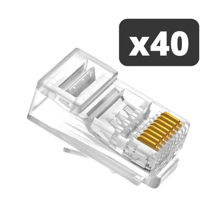 CAT5e/6 RJ45 Connectors Pack