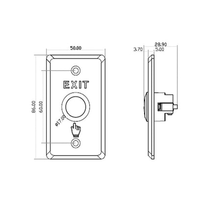 Heavy Duty Door Release Button