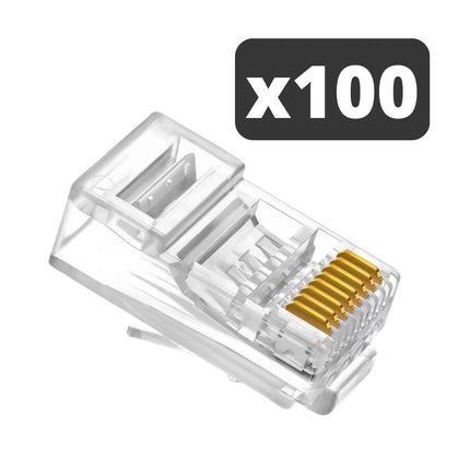 CAT5e/6 RJ45 Connectors Pack