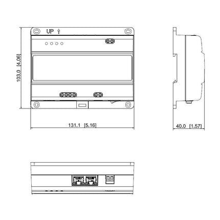 Cascading 2-Wire Intercom Switch