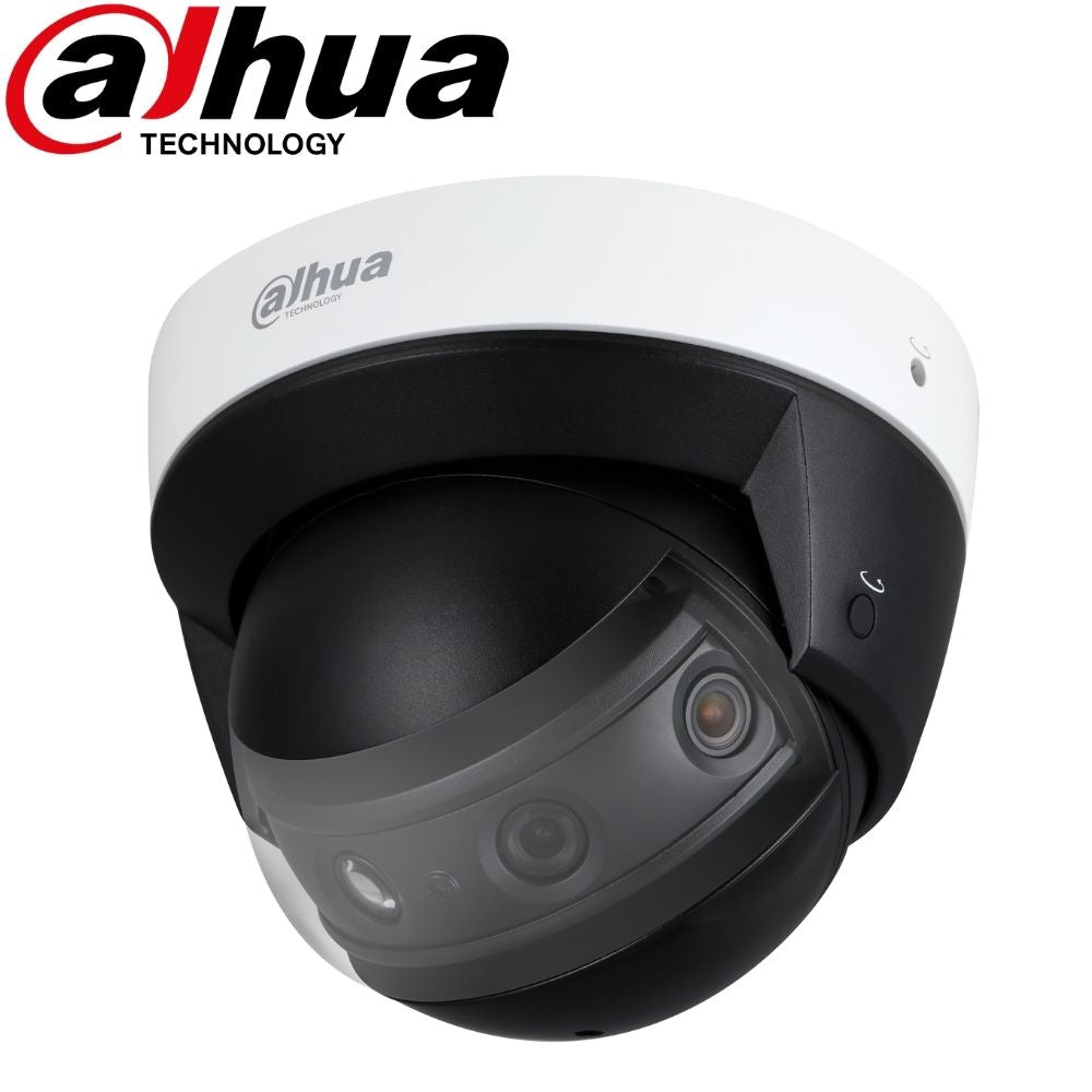 Dahua Security Camera: 2MP Dome, 4 x 5mm, Panoramic - DH-IPC-PDBW8802P-H-A180-E4-AC24V