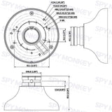Dahua Adapter Plate - DH-AC-PFA106