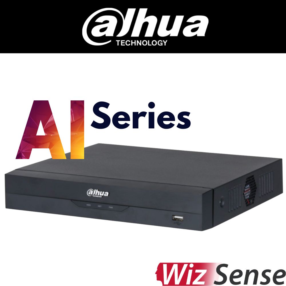 Dahua 2023 Full AI Security System: 4x 8MP Bullet 3X66 Cams, 4CH 16MP WizSense NVR