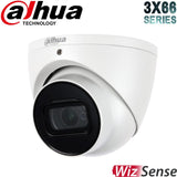 Dahua 2023 Full AI Security System: 2x 6MP Turret 3X66 Cams, 4CH 16MP WizSense NVR