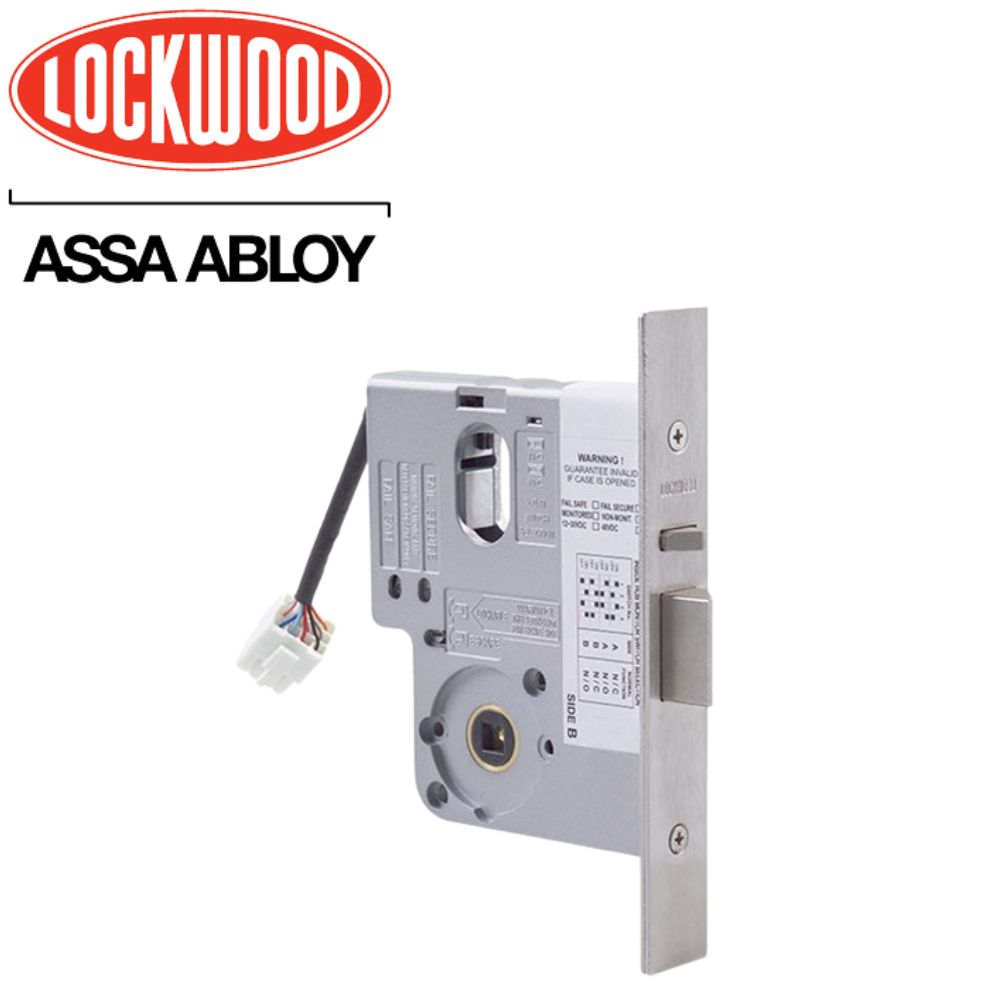Lockwood 3570 Electric Mortice Lock, 60mm Backset, Non-Monitored, Field Configurable - 3570ELN0SC