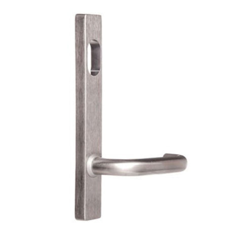 Lockwood Furniture Narrow Square End Plate Concealed Fix with Cylinder Hole and 70 Lever Satin Chrome - 480170SC