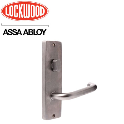 Lockwood Furniture Square End Plate Visible Fix with Turnsnib - 190470SC