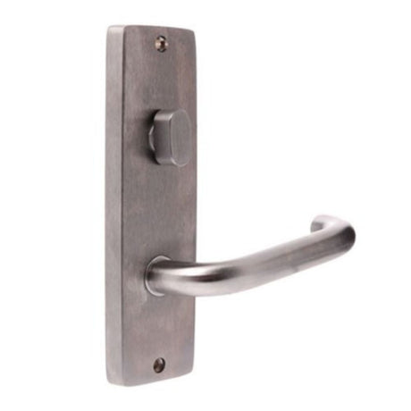 Lockwood Furniture Square End Plate Visible Fix with Turnsnib and 70 Lever Satin Chrome - 190470SC