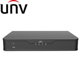 Uniview 8CH Network Video Recorder: 8MP/4K Ultra HD, 80MBPS INPUT, 1-SATA HDD, Easy Series - NVR301-08X-P8