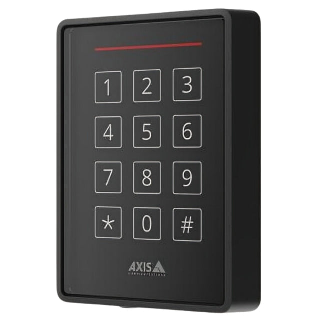 Axis A4120-E Reader with Keypad, Access Control, Outdoor, IP66/IK07, RFID + PIN – 02145-001