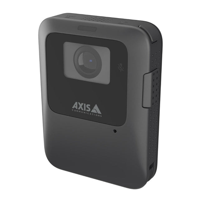 Axis W110, Body-Worn Camera (Gray), Compact, Portable, Built-in Storage/Wi‑Fi, 02644-001