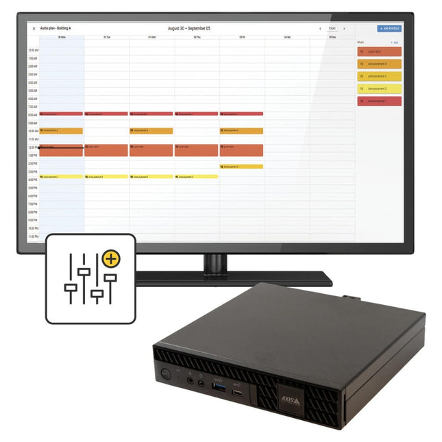 Axis C7050 Mk III Appliance Audio Manager Pro, Pre-installed with Windows 10 (Audio Appliance) – 02723-006
