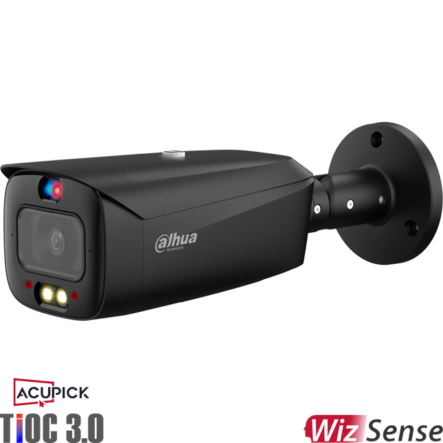 Dahua DH-IPC-HFW3649T1-AS-PV-ANZ-S2-BLK 6MP TiOC AcuPick Bullet Fixed Camera Black
