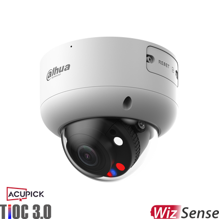 Dahua DH-IPC-HDBW3849R1-ZAS-PV-ANZ-S2 8MP TiOC AcuPick Dome Motorised Camera White