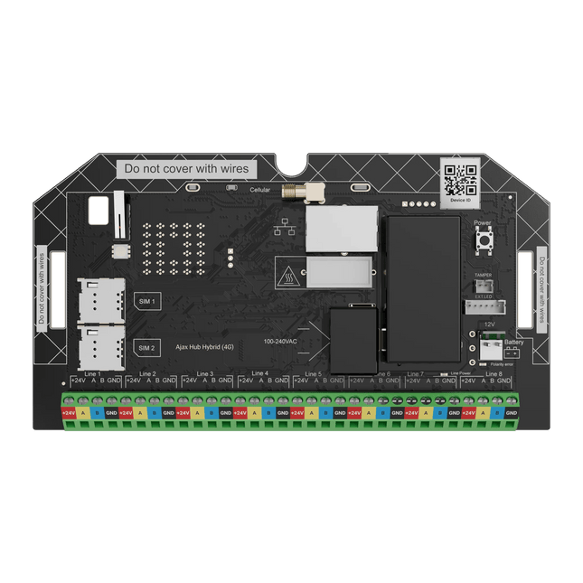 Ajax Superior Fibra Hub Hybrid (4G) without casing - AJAX-124108