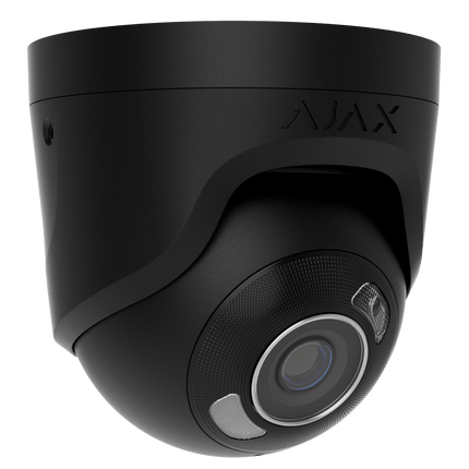 Ajax 5MP 2.8mm Turret HL Camera - White/Black