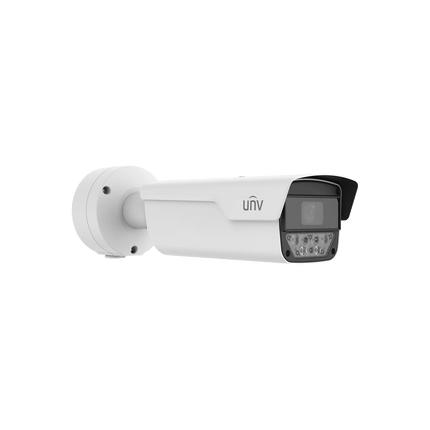 Uniview Security Camera: 4MP Bullet, 8–32 mm Motorized Lens, IR & LPR, IP67/IK10 - PKC2641-Z80-IR-P
