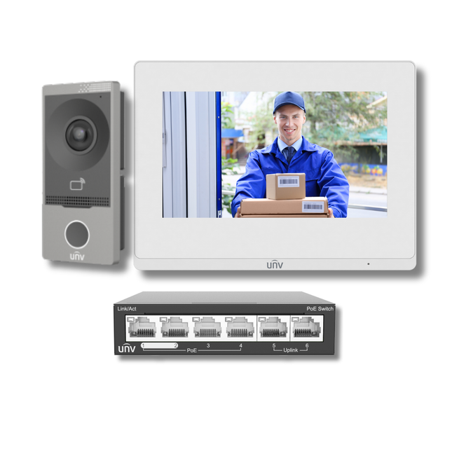 Uniview KIT/201S/372S/NSW2020 IP Intercom Kit