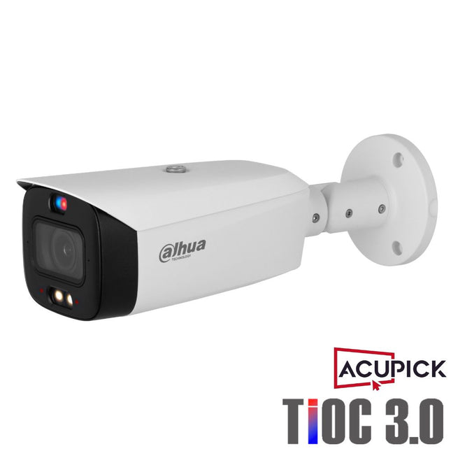 Dahua IPC-HFW3849T1-AS-PV-ANZ-S2 Security Camera: 8MP TiOC 3.0 Bullet, 2.8mm, WizSense, Smart Dual Light, AcuPick, SMD 4.0, IP67