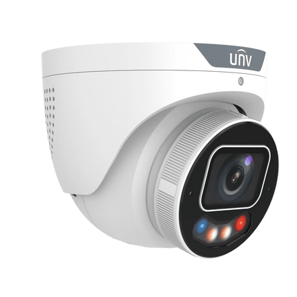 Uniview Security Camera: 8MP Turret, Motorized VF, Tri-Guard Dual-Light, IP67 - IPC3638SE-ADZKMC-WP-I1