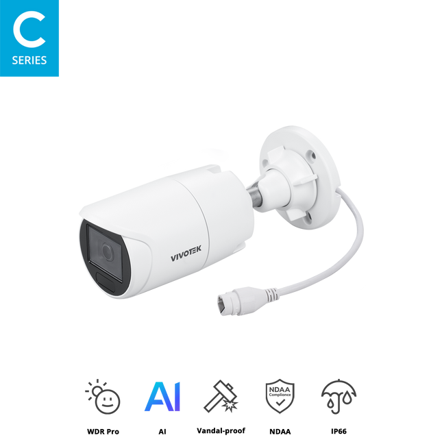 Vivotek IB9383-HV 3.6MM 5MP Fixed Bullet Camera