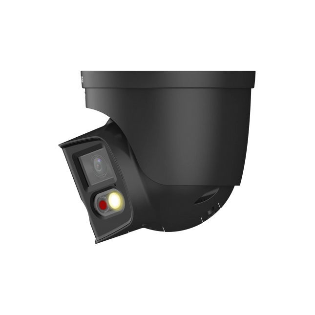 Dahua Security Camera: 2 X 4MP, TIOC 2.0, Turret Fixed Camera -DH-IPC-PDW3849-A180-AS-PV-ANZ-BLK