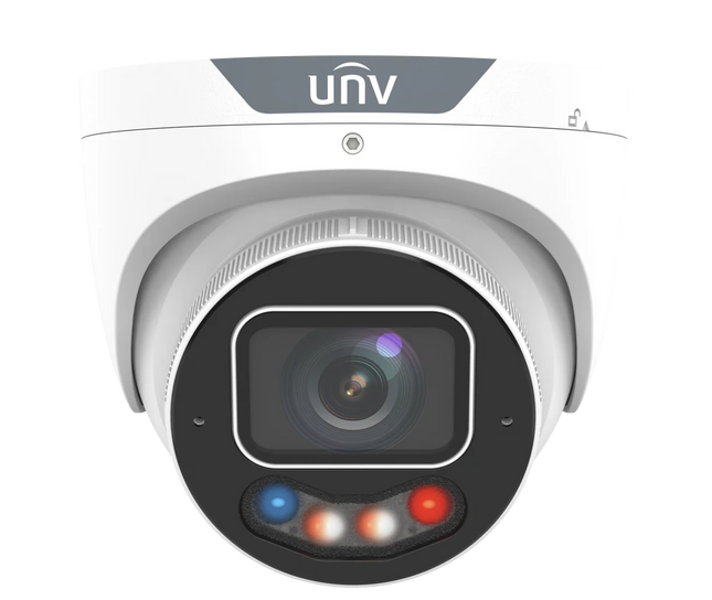 Uniview Security Camera: 8MP Turret, Motorized VF, Tri-Guard Dual-Light, IP67 - IPC3638SE-ADZKMC-WP-I1