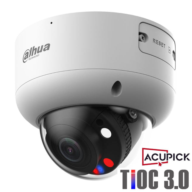 Dahua 6MP TiOC AcuPick Dome Motorised Camera White - DH-IPC-HDBW3649R1-ZAS-PV-ANZ-S2