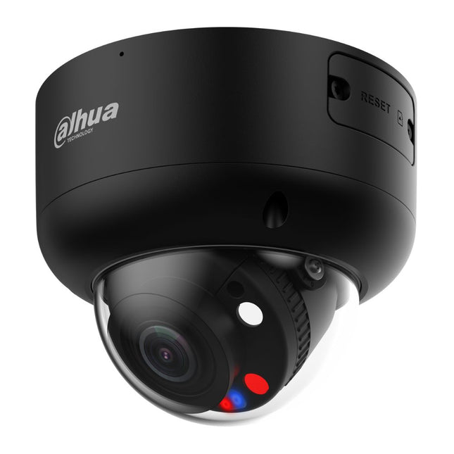 Dahua DH-IPC-HDBW3649R1-ZAS-PV-ANZ-S2-BLK – 6MP Smart Dual Light Vari-focal Dome Camera, Active Deterrence, SMD 4.0, Two-Way Audio, IP67/IK10