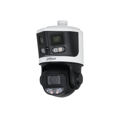 Dahua DH-SDT3E410-8P-MB-A-PV1 – 8MP + 4MP Starlight TiOC Panoramic & PTZ Camera with 10× Zoom, 180° Overview