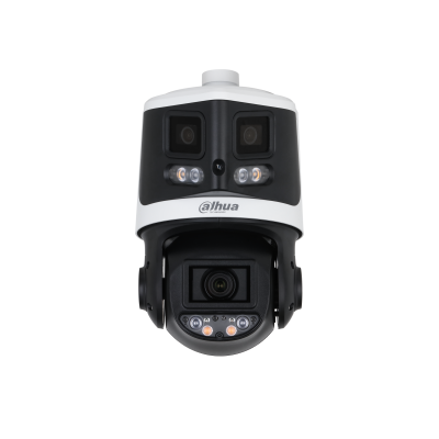 Dahua DH-SDT3E410-8P-MB-A-PV1 – 8MP + 4MP Starlight TiOC Panoramic & PTZ Camera with 10× Zoom, 180° Overview