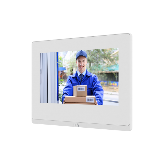 Uniview 7" Touchscreen Indoor Station with Wi-Fi & PoE - OEI-372S-H-W