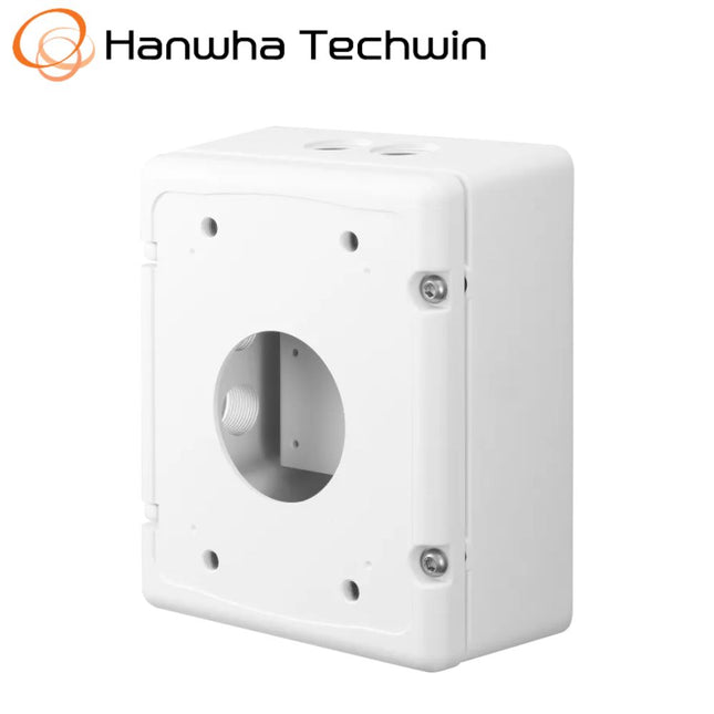 Hanwha Wisenet New-Q Installation Junction Box to suit Wall Mount Arm - HAN-SBP-300NBW
