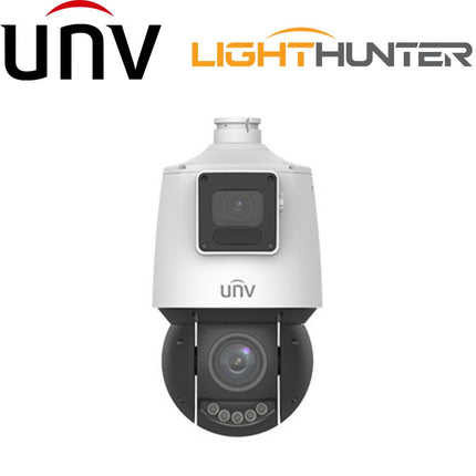 Uniview Security Camera: 4MP+4MP Lighthunter Dual-lens Network PTZ Camera - IPC94144SR-X25-F40C