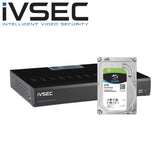 IVSEC LX-Series 8 Channel Network Video Recorder 8MP - IVNR008XA-2TB