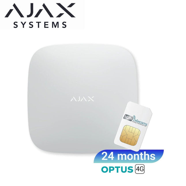 Ajax Hub 2 (4G) Optus 4G SIM (24months plan) - Ajax-80015