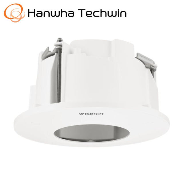 Hanwha Wisenet Flush In-Ceiling Mount to suit QNV & XNV Series, Plenum-rated - HAN-SHD-1408FPW