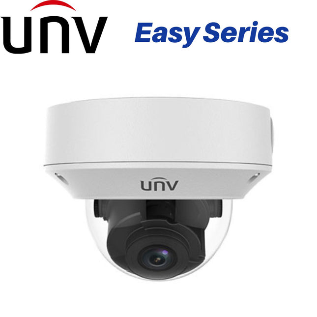 Uniview Security Camera: 4MP VF Vandal-resistant IR Dome Network Camera - IPC3234LR3-VSPZ28-D