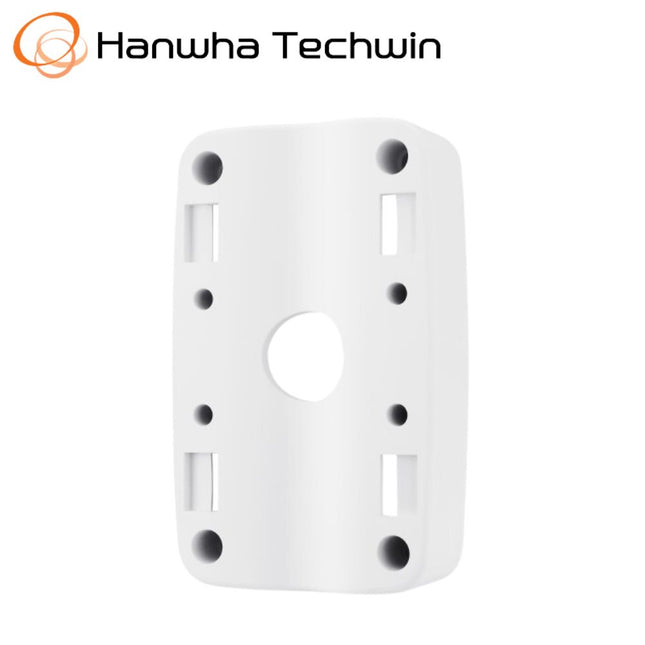 Hanwha Wisenet Pole Mount, to suit SBP-300WMWx, White, Aluminium - HAN-SBP-300PMW1