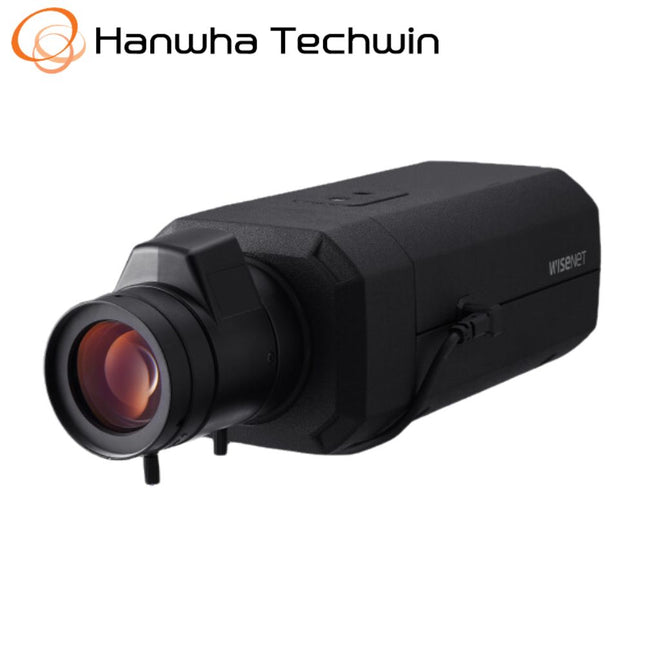 Hanwha Wisenet 4K Indoor Box Camera, H.265, 30fps, No lens - HAN-XNB-9003