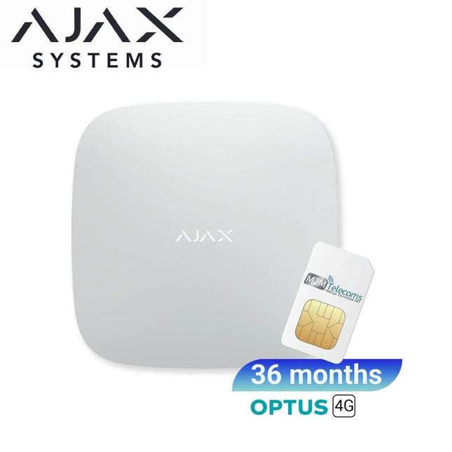 Ajax Hub 2 (4G) Optus 4G SIM (36months plan) - Ajax-80019