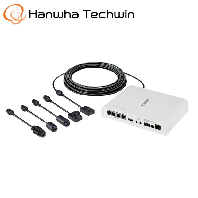Hanwha Wisenet Covert Camera, Body Only, Supports 4x 2MP/5MP Multi Sensor Modules - HAN-PNM-9000QB