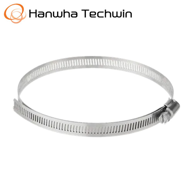 Hanwha Wisenet Stainless Steel Pole Strap to suit Pole Mount, 600mm - HAN-SBP-100S